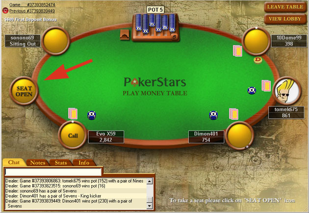 pokerstars free online poker
